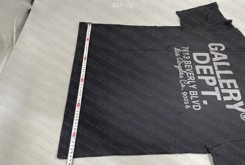 Galery Dept T-shirt with Measurements 8