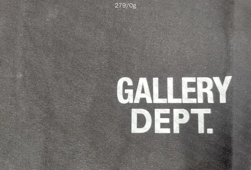 Gallery Dept T-Shirt with Measurements 2
