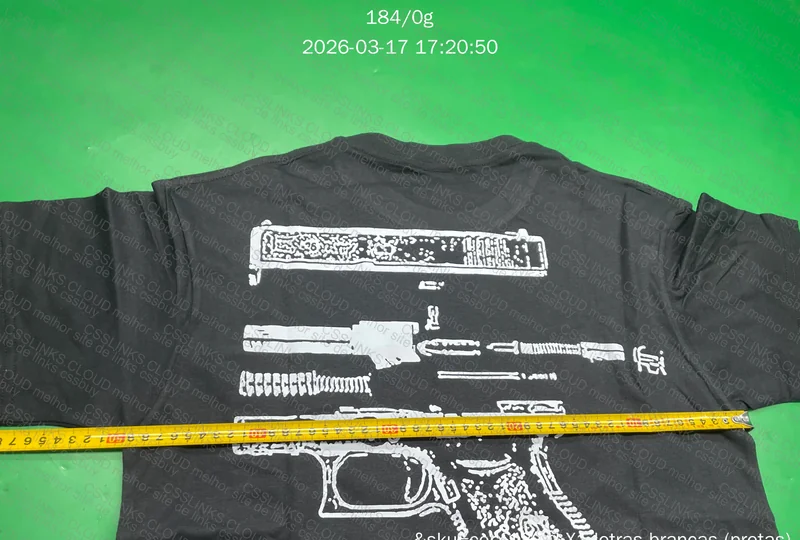 Camiseta Glock c/medidas