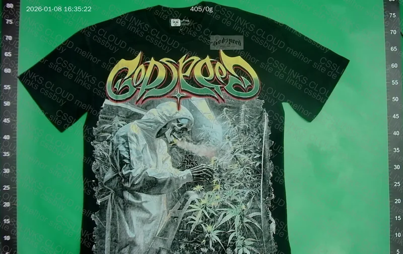 Camiseta godspeed verdinha