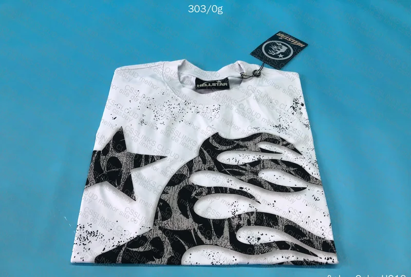 Hellstar Thorn Glitter White T-Shirt 2