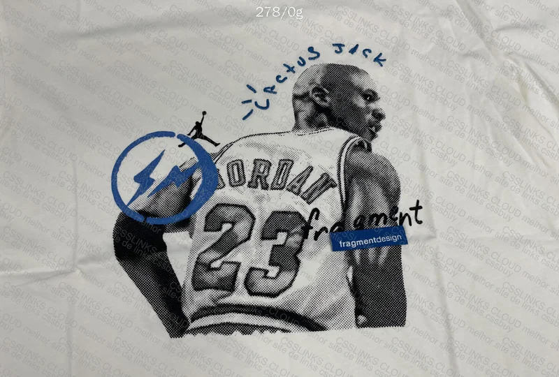 Jordan, Fragment, Cactus Jack Travis Scott T-Shirt 2