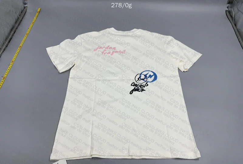 Jordan, Fragment, Cactus Jack Travis Scott T-Shirt 5