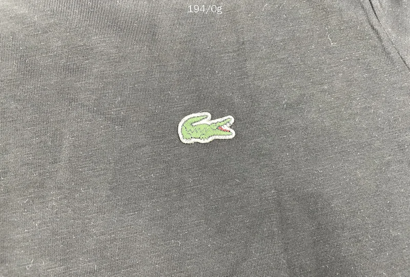 Black Lacoste Pima Cotton T-Shirt 3