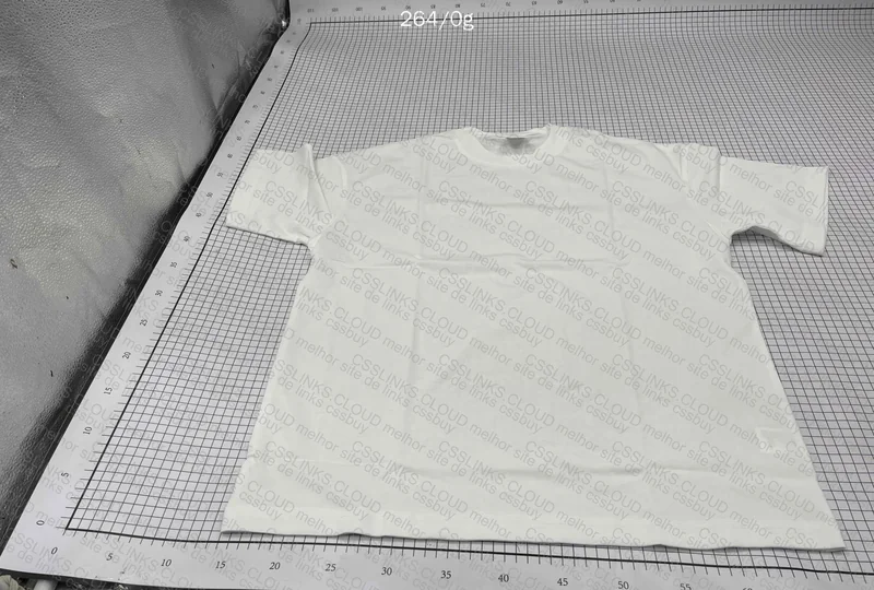 Artiemaster White Plain T-Shirt (with measurements) 2