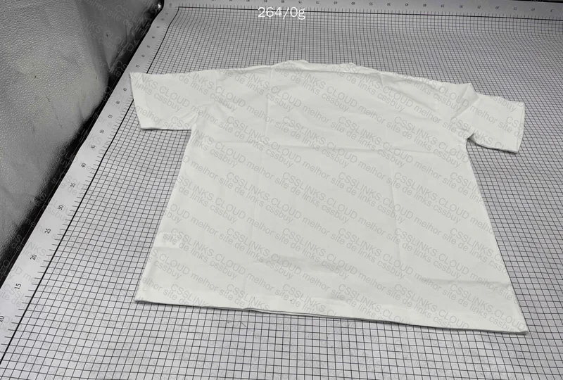 Artiemaster White Plain T-Shirt (with measurements) 3