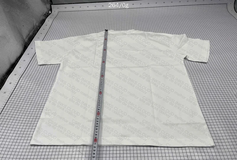 Artiemaster White Plain T-Shirt (with measurements) 4