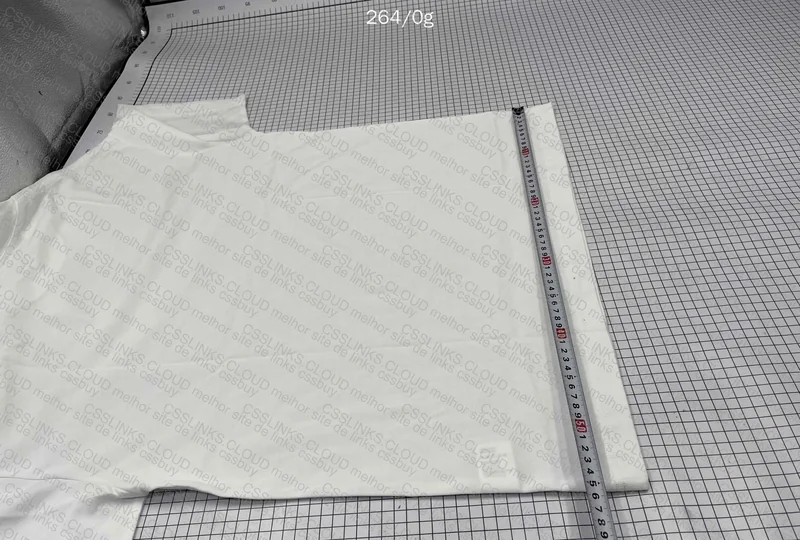 Artiemaster White Plain T-Shirt (with measurements) 5