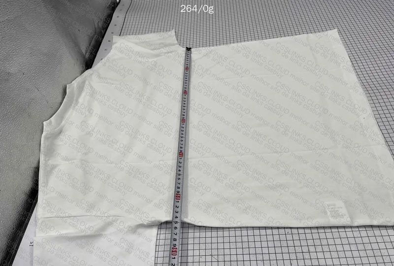 Artiemaster White Plain T-Shirt (with measurements) 6