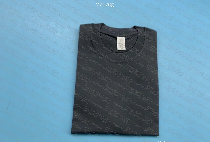Plain T-Shirt with Measurements