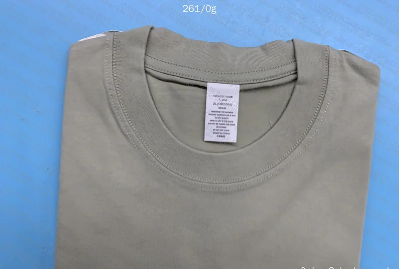 Plain T-Shirt with Measurements 5