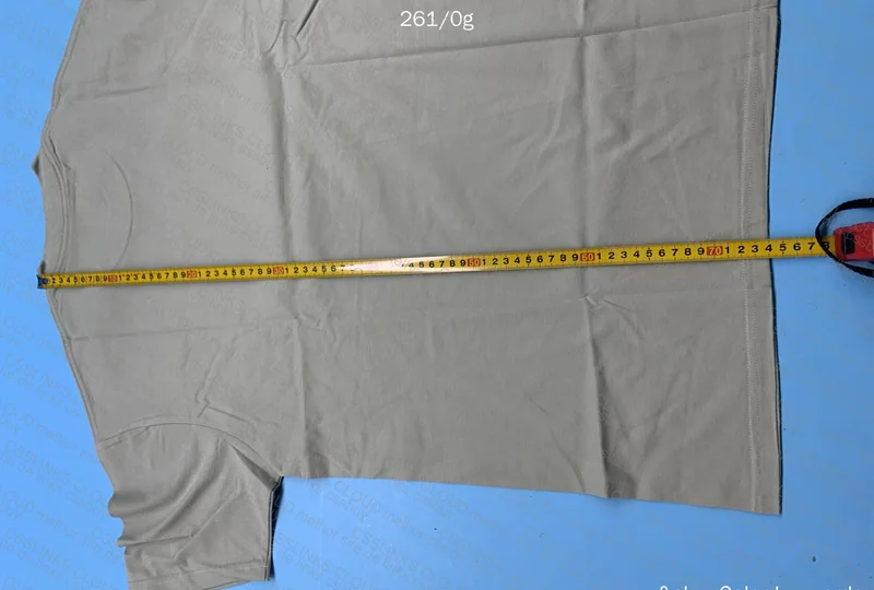 Plain T-Shirt with Measurements 6
