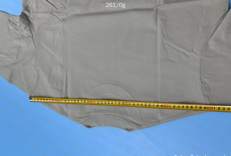 Plain T-Shirt with Measurements 9
