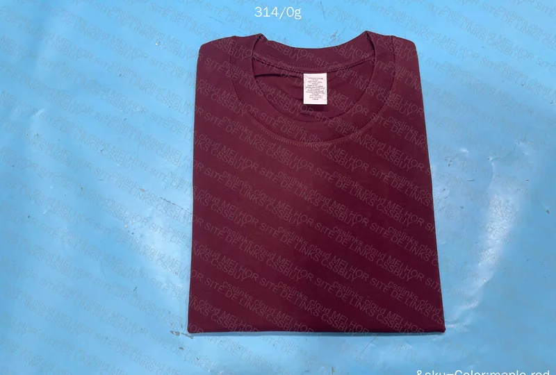 Wine Red Plain T-Shirt