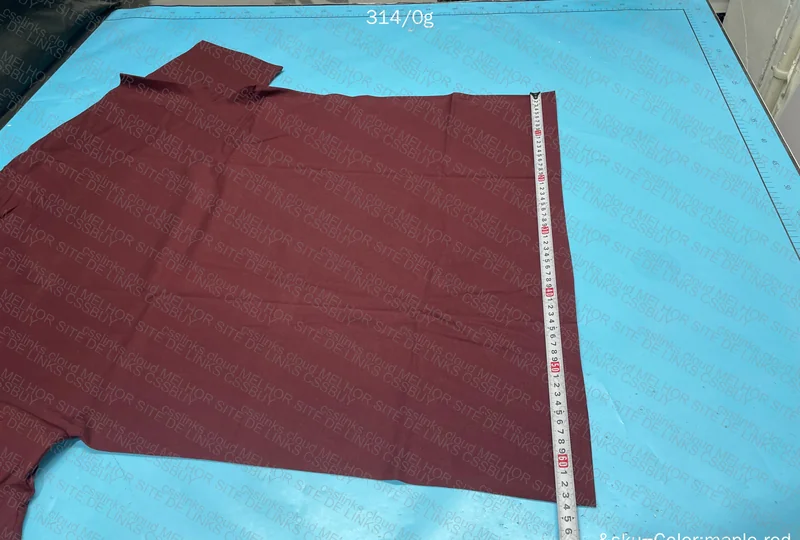Wine Red Plain T-Shirt 4