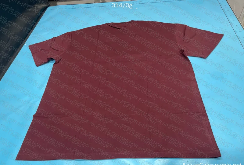 Wine Red Plain T-Shirt 5