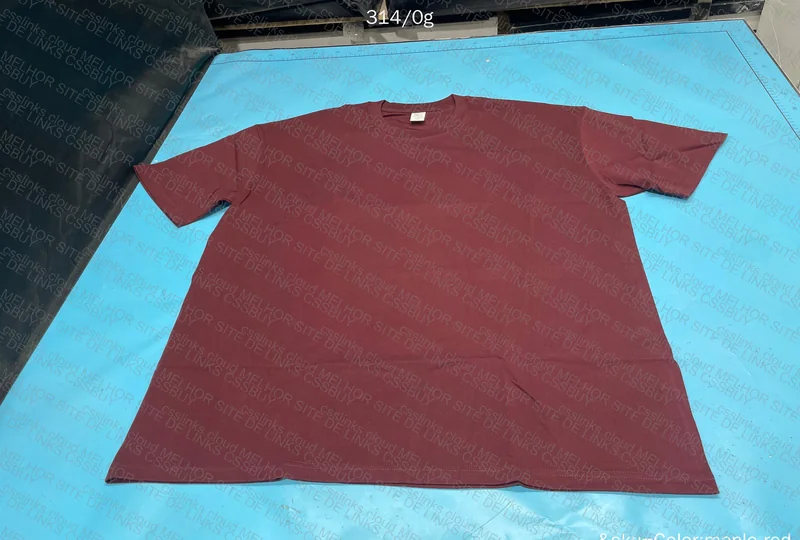 Wine Red Plain T-Shirt 7