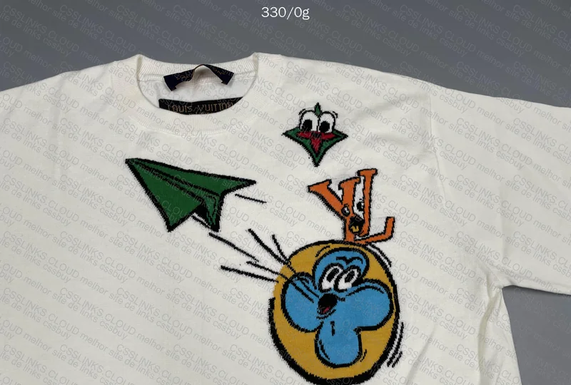 LV Airplane T-Shirt (measurements)