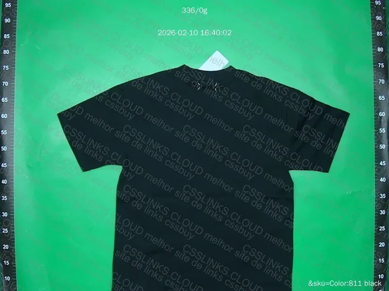 Camiseta Maison Margiela Preta e Azul 3