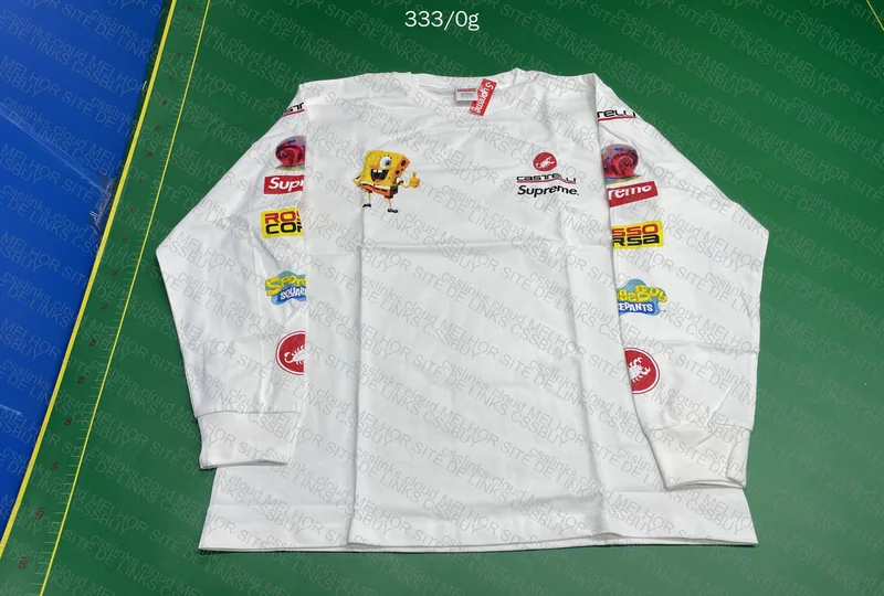 Supreme x Bob Esponja Long Sleeve T-Shirt 2