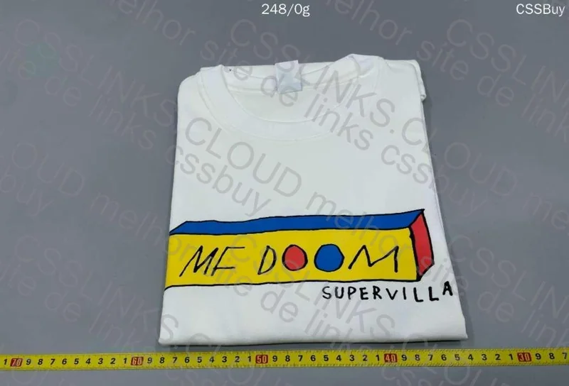 White MF DOOM T-Shirt