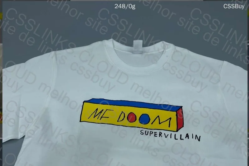 White MF DOOM T-Shirt 4