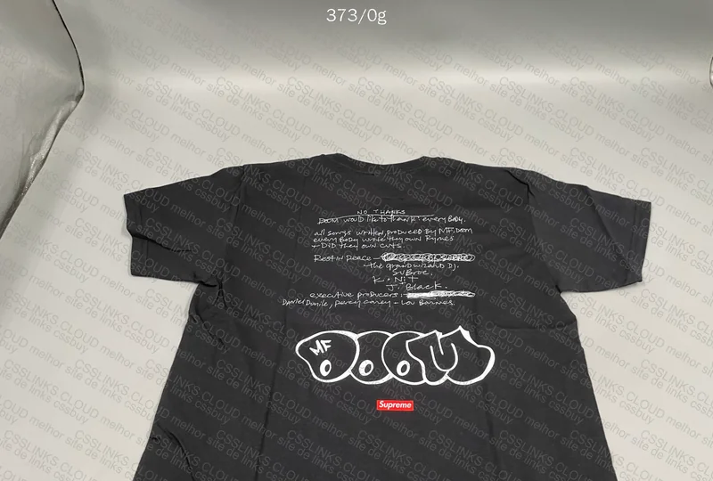 Black MF DOOM T-Shirt 4