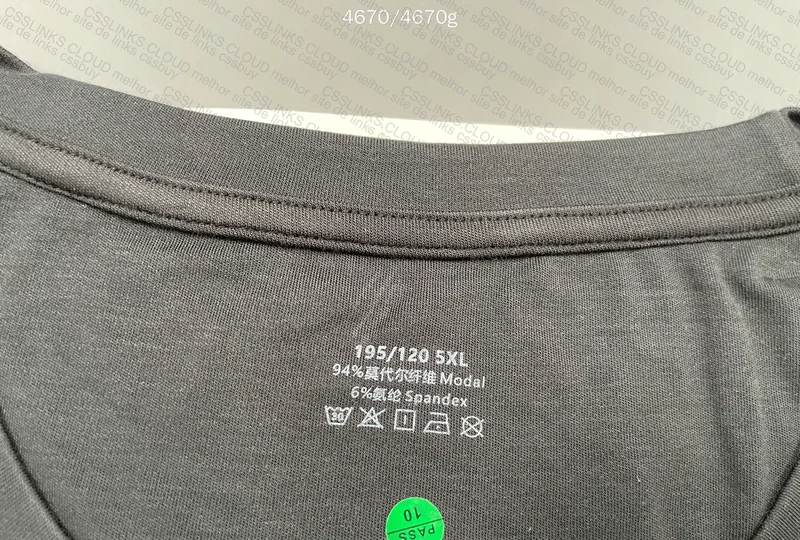 Modal T-Shirt (Insider) 5XL with Measurements 2