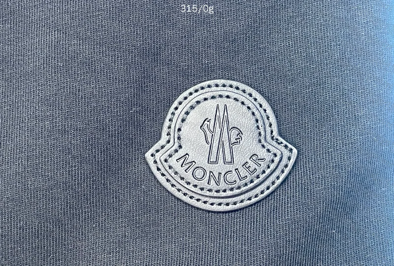 Moncler Leather Badge T-Shirt (YRX Vip) - Royal X 2