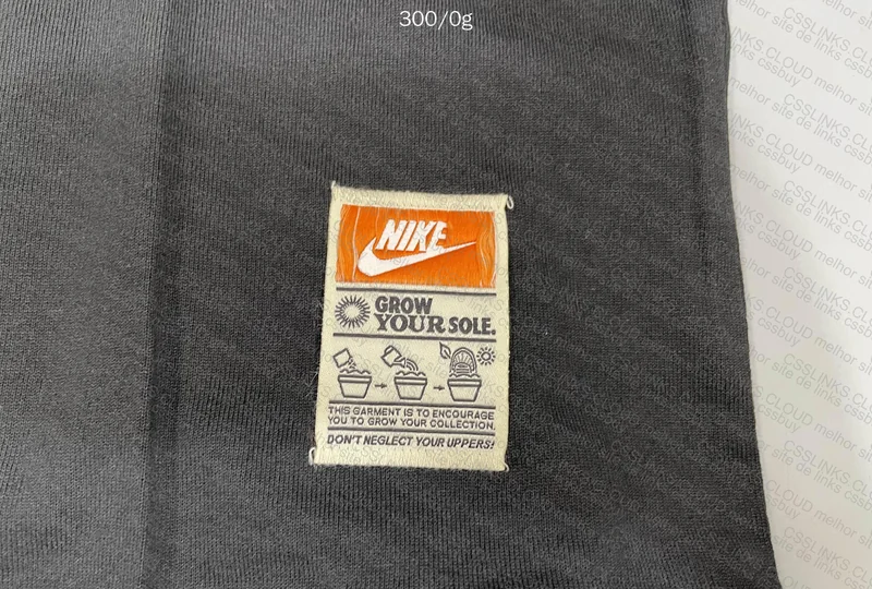 Nike T-Shirt with Measurements 2