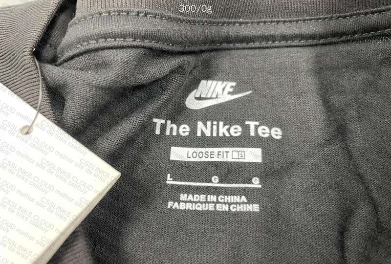 Nike T-Shirt with Measurements 4