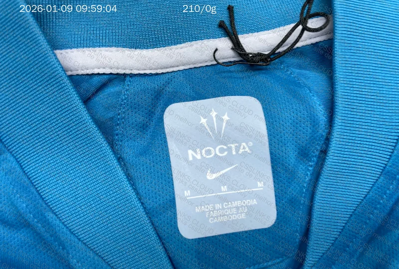 Camiseta Nike X Nocta Distant Regards Azul 6