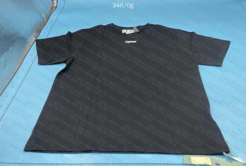 Off White Airport Tape T-Shirt (With Measurements)