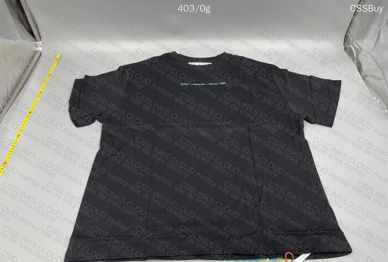 Off-White Blue X Color: Black T-Shirt