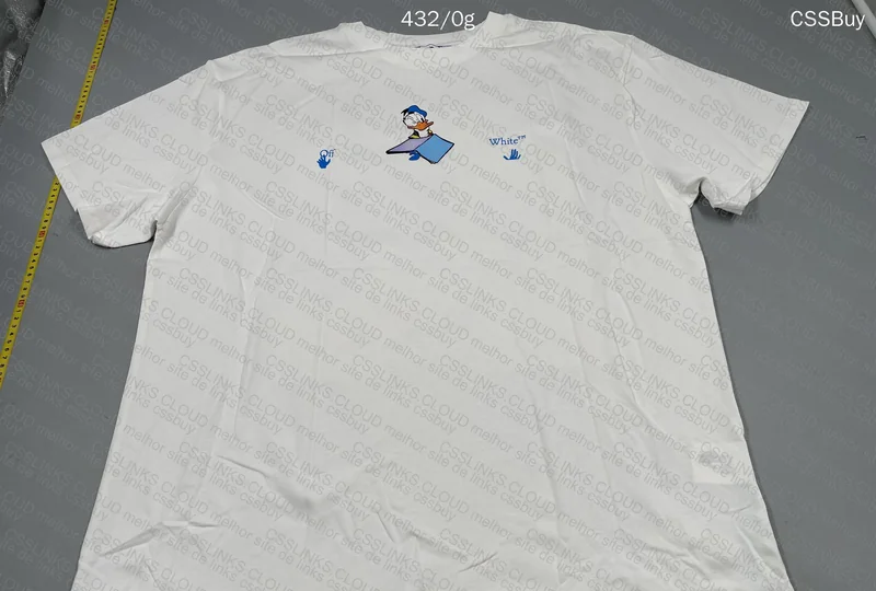 Off White T-Shirt with Measurement 10