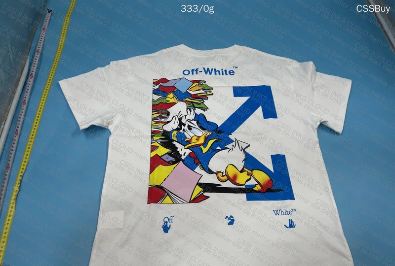 Off White T-Shirt with Measurements 3