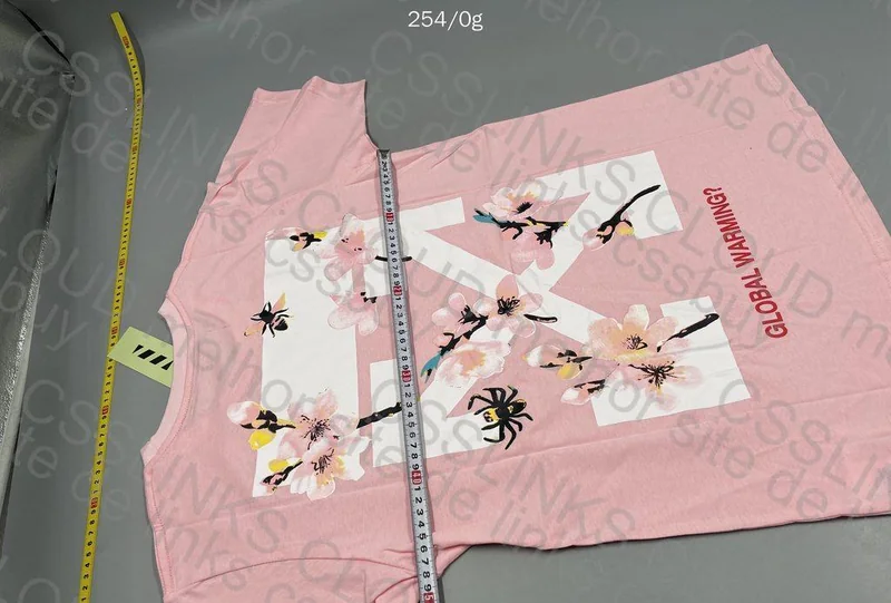 OFF White Pink T-Shirt 3