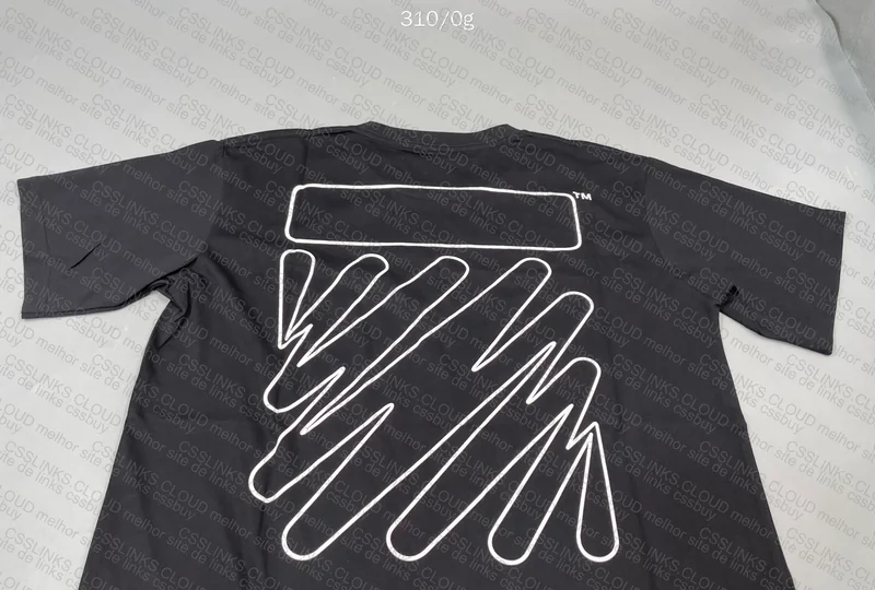 OFF-White Wave Outline Diag T-Shirt 5