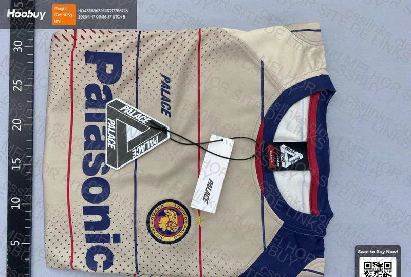 Palace Pro Team Jersey Grey T-Shirt