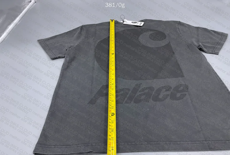 Palace x Carhartt T-Shirt with Measurements 5