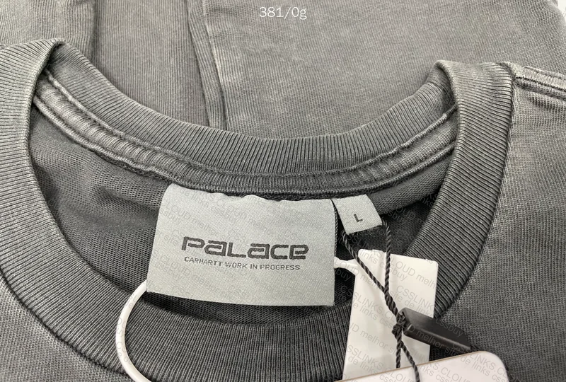 Palace x Carhartt T-Shirt with Measurements 9