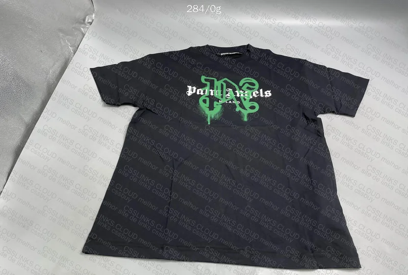 Palm Angels Monogram T-Shirt - Green 2