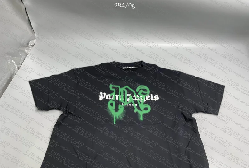Palm Angels Monogram T-Shirt - Green 3