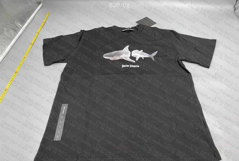 Palm Angels White Shark T-Shirt