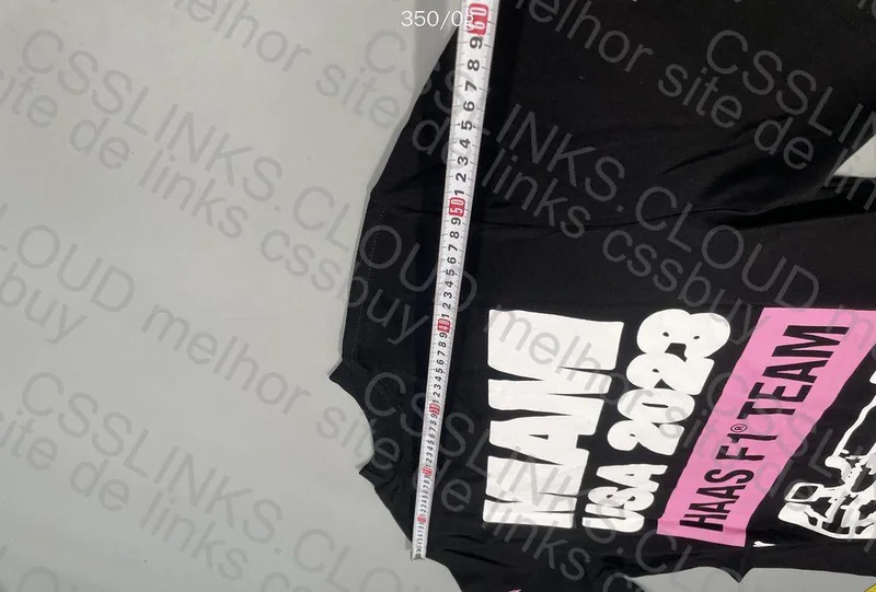 Palm Angels X Haas F1 Team T-Shirt (with measurements) 11