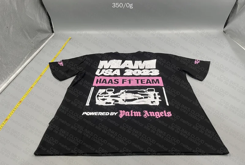 Palm Angels X Haas F1 Team T-Shirt (with measurements) 8