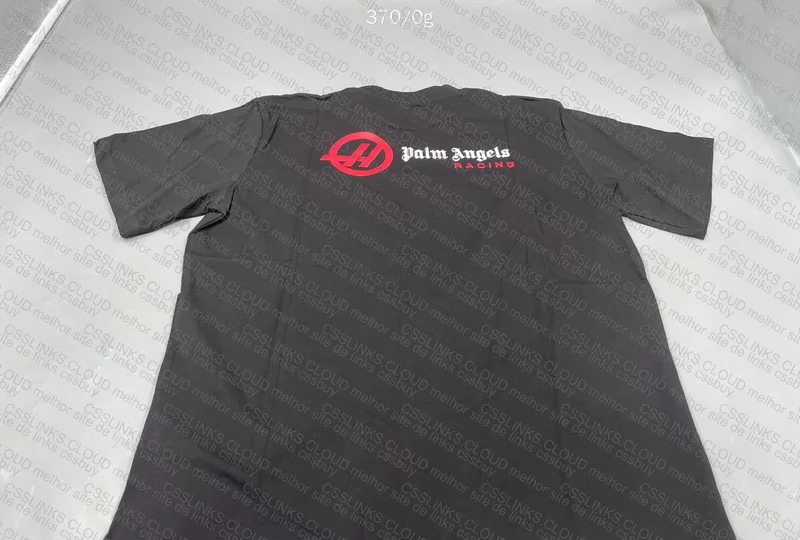 Palm Angels Red Logo T-Shirt 4