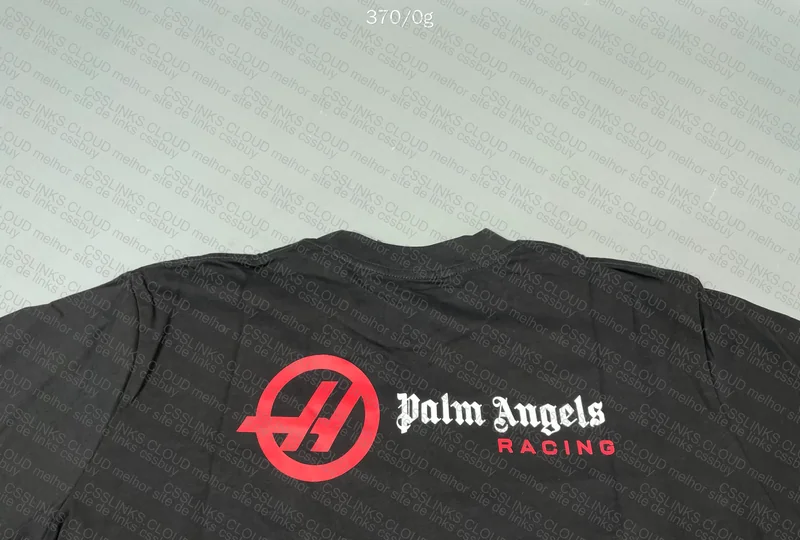 Palm Angels Red Logo T-Shirt 7