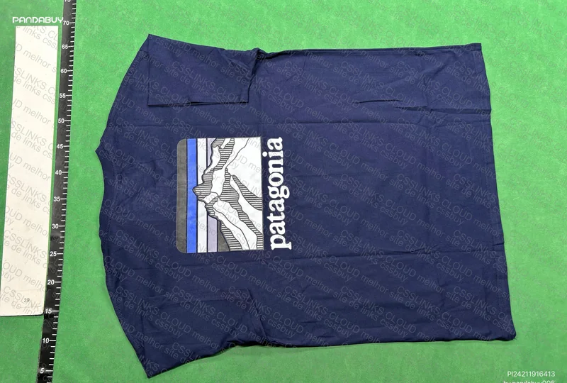 Patagonia Navy Blue / White T-Shirt 5