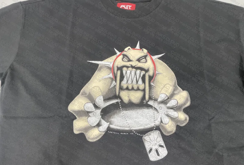 Piet x Oakley Monster Dog Solid Black T-Shirt 3